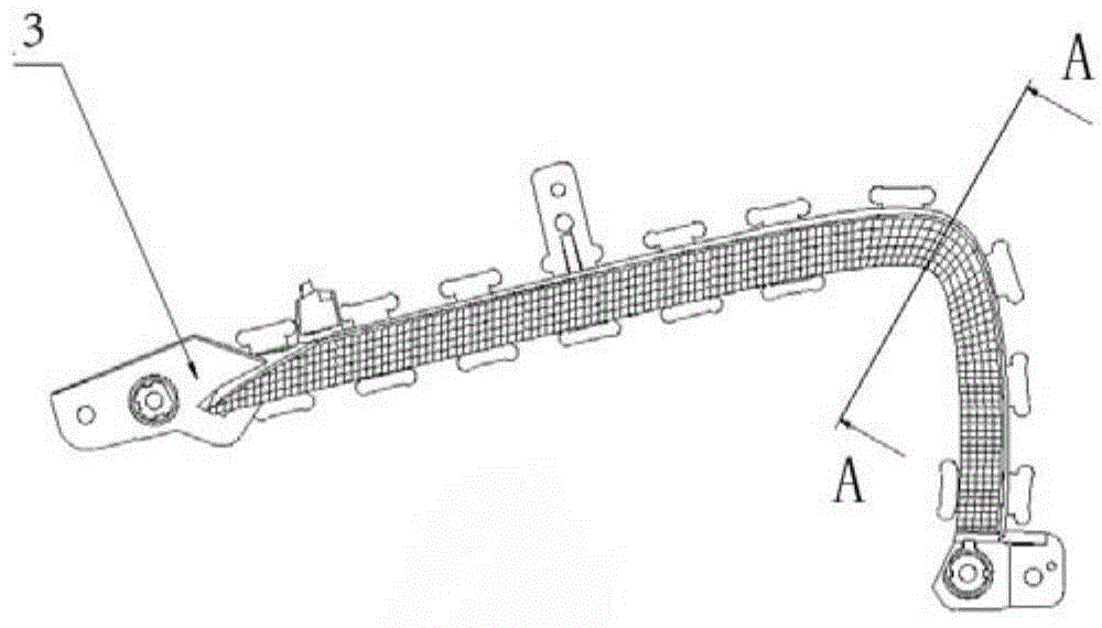 Corner streamhandling method for double-layer injection molding of LED light-guide components