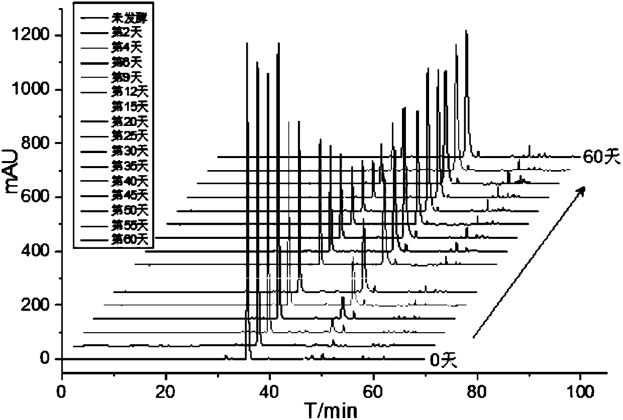 Microbial transformation and application of eurotium cristatum on chemical components of Docynia indica(Wall.)Dcne leaves