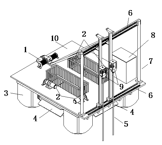 Method and device for vacuum electro-osmotic drainage for reinforcing dredged silt soil