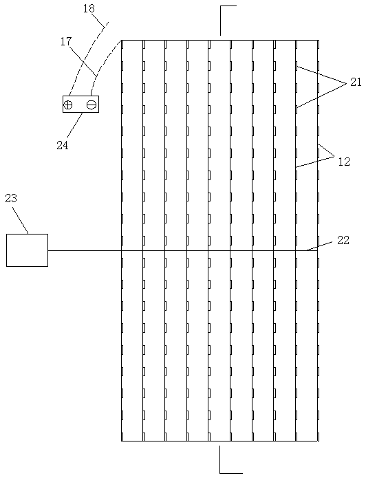 Method and device for vacuum electro-osmotic drainage for reinforcing dredged silt soil