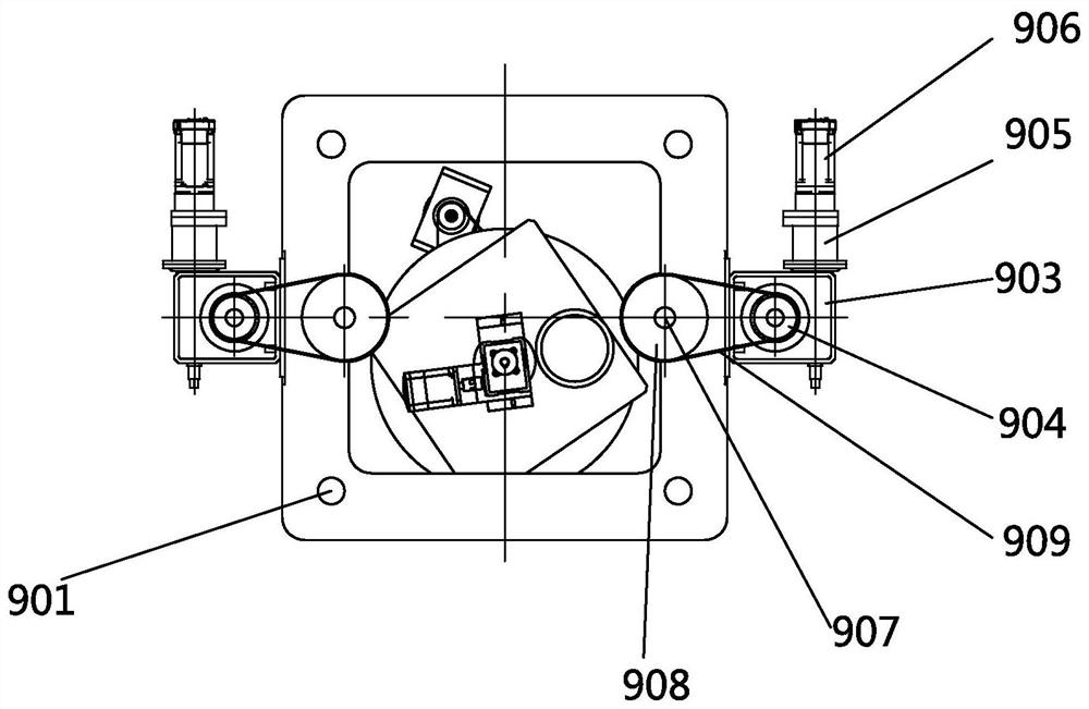 Hard-shaft heavy-load silicon single crystal lifting device