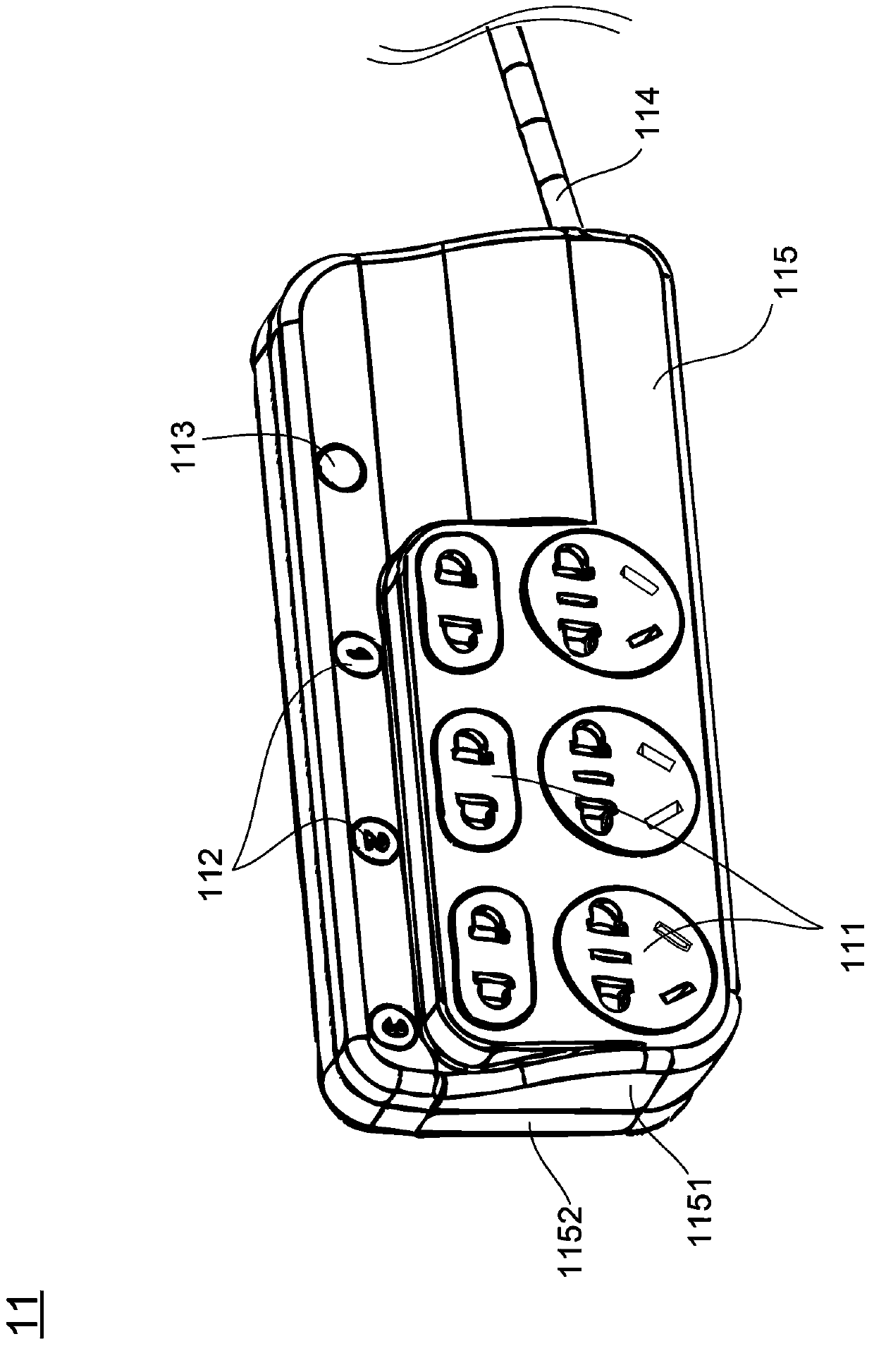 A mother-son-mother type intelligent power strip