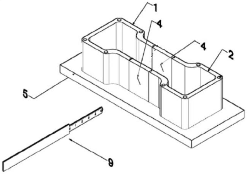 Method for manufacturing multi-angle V-shaped or U-shaped crack of tensile soil sample