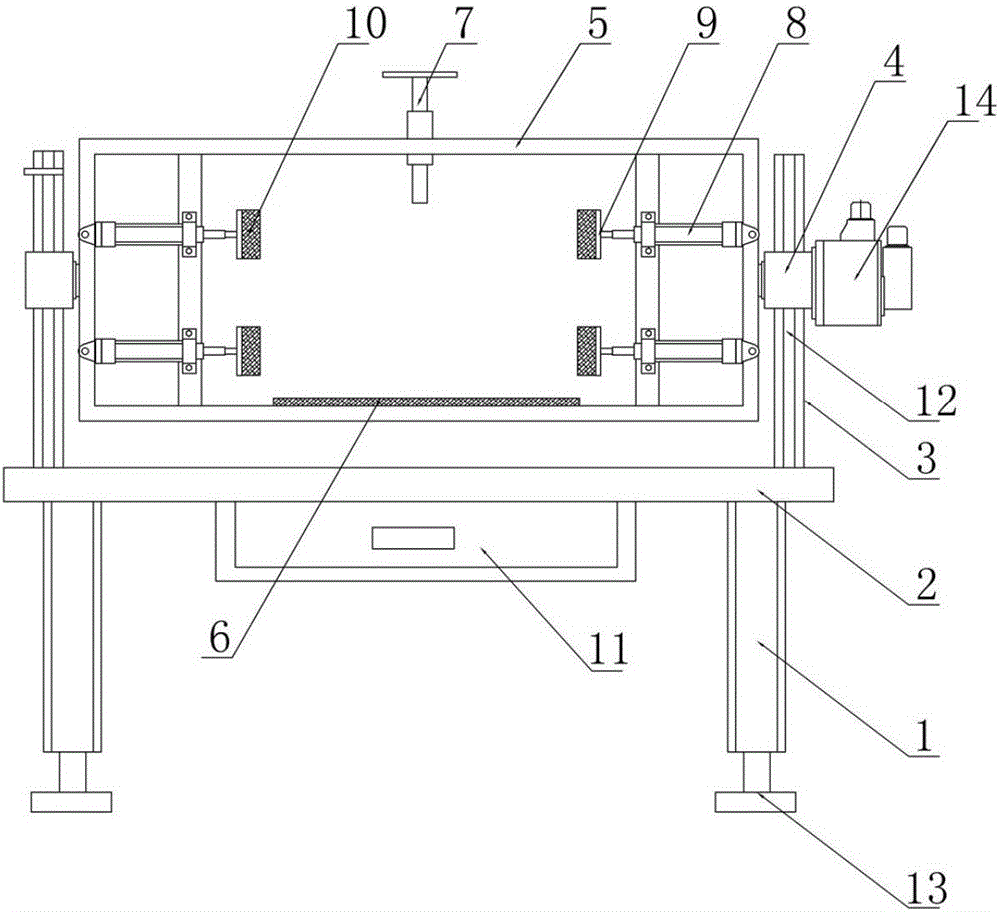 Adjustable carving working table