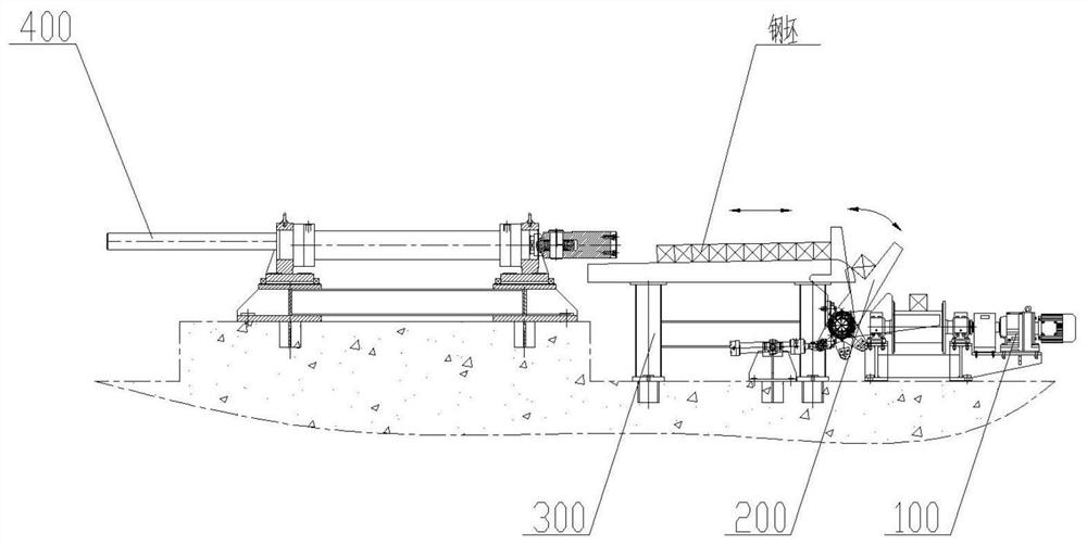 Bidirectional material taking device, using method and application