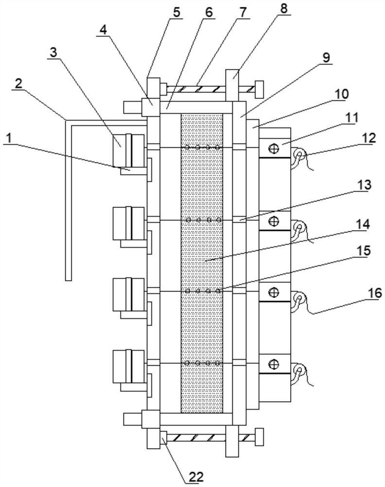 Fiber tension adjusting process and equipment