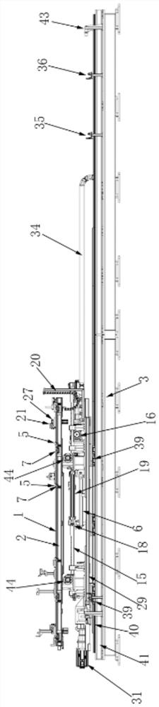 Integrated reciprocating conveying device