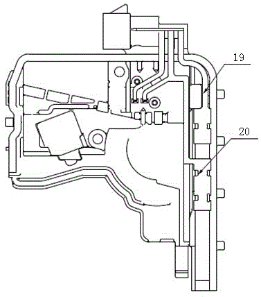 Novel automobile door lock executer mechanism