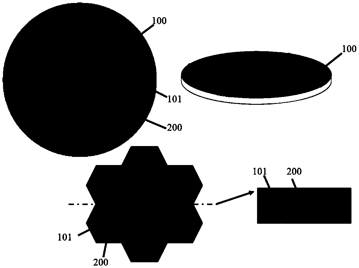 Diamond composite material and preparation method and application thereof