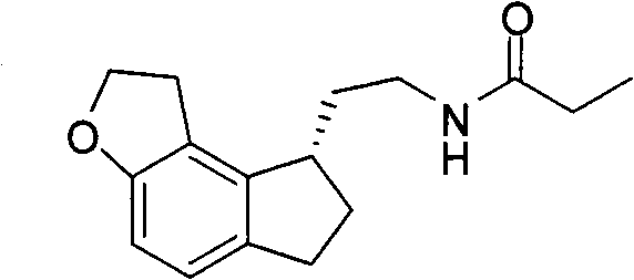 Novel method for preparing ramelteon key intermediate