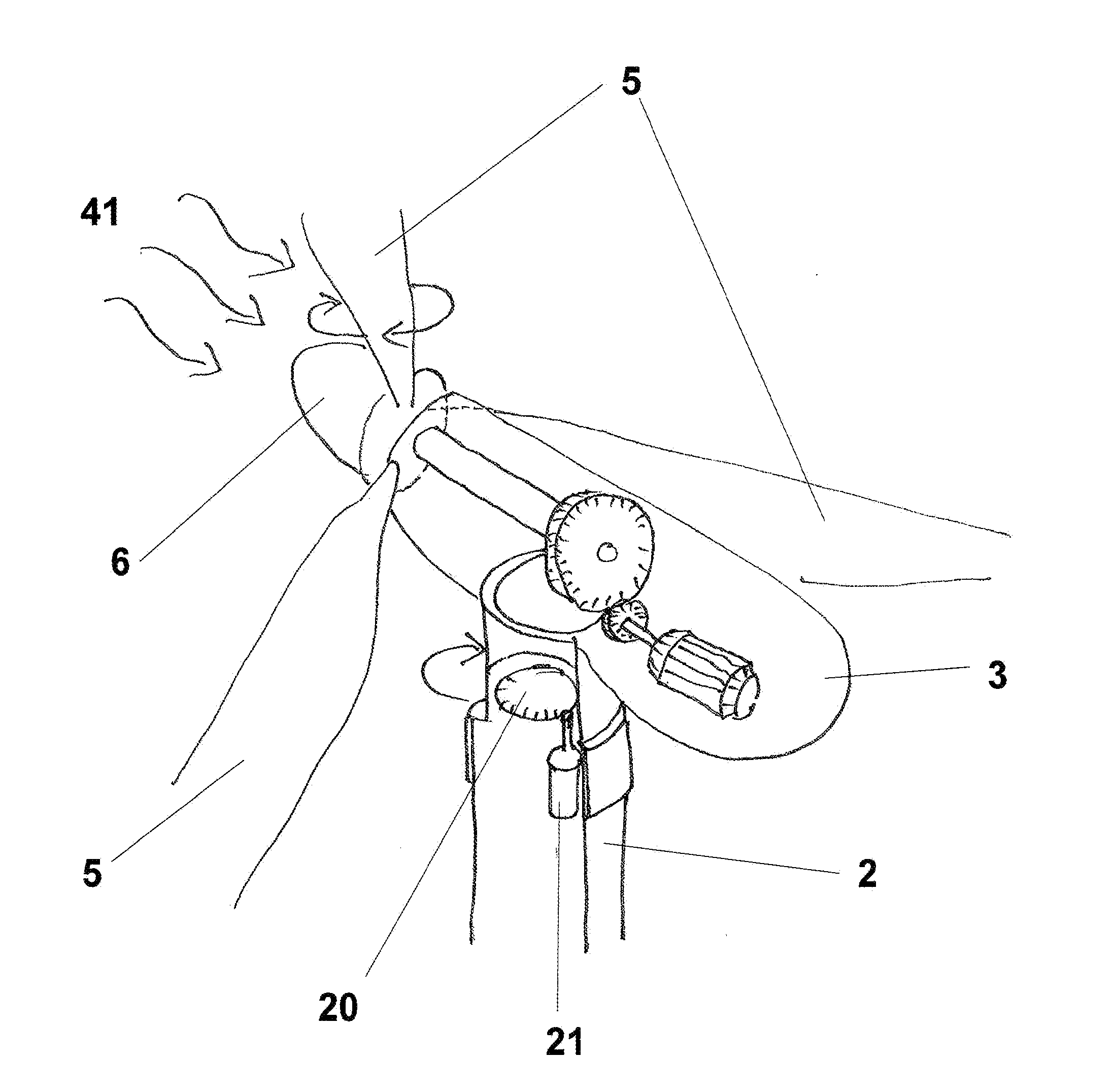 Apparatus and method for reducing yaw error in wind turbines