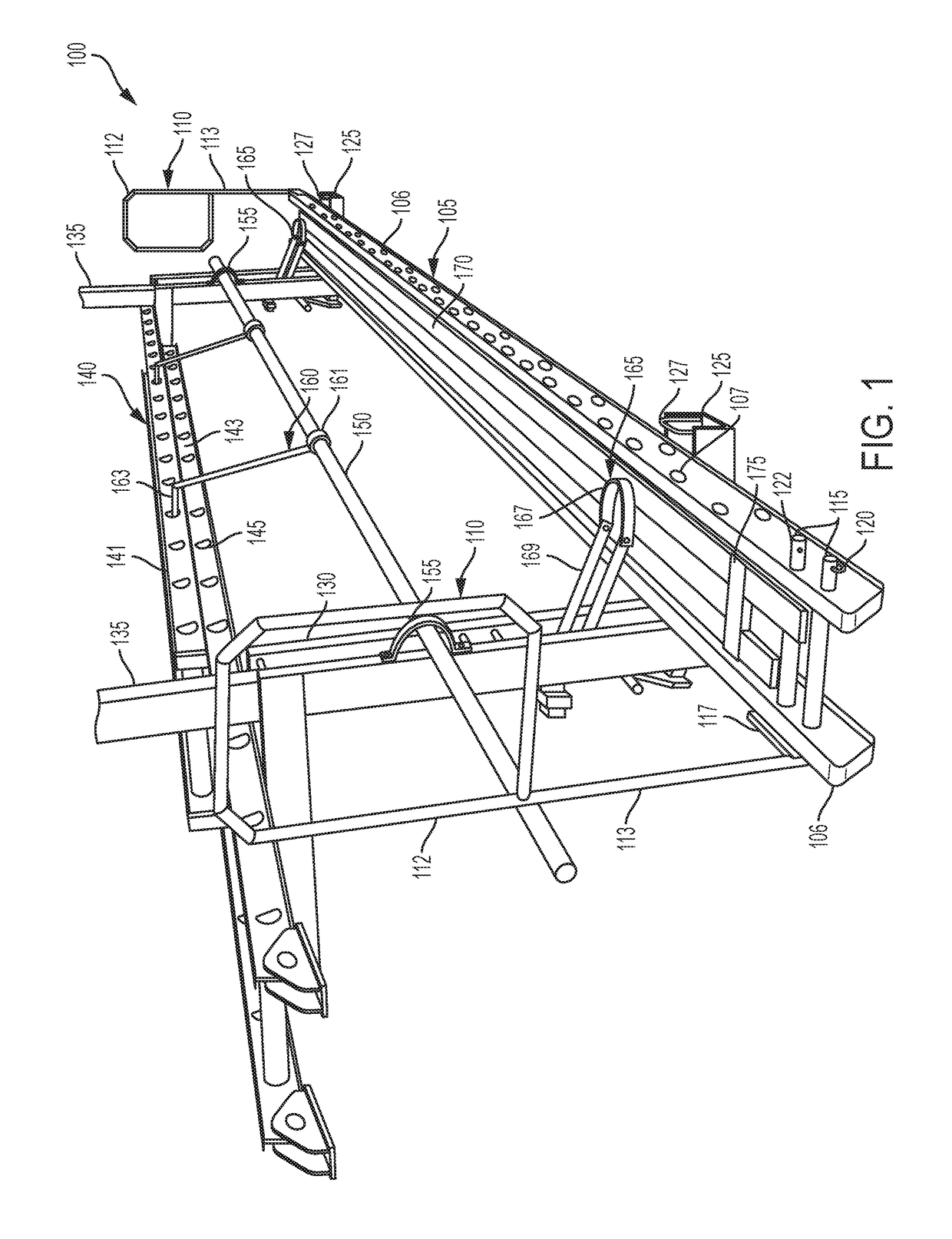 Pump jack scaffold system