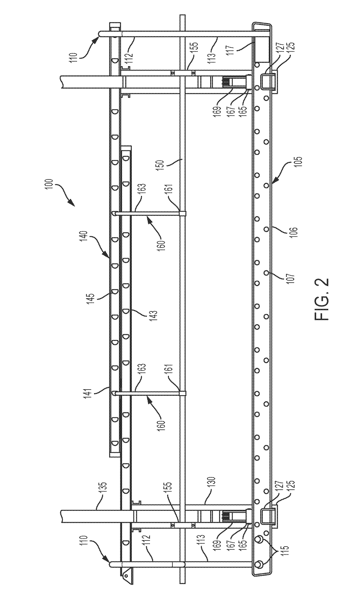 Pump jack scaffold system