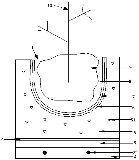 Planting soil improving system and construction method