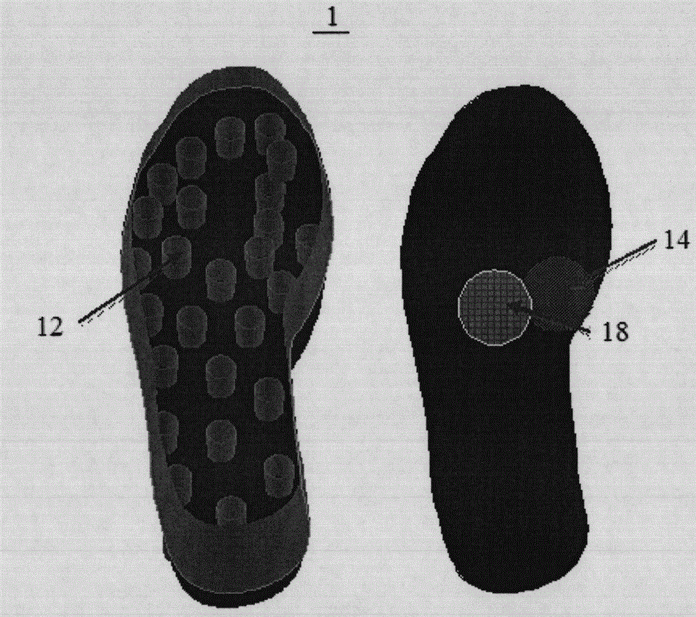 Digital thermostatic health-care shoe and control method thereof