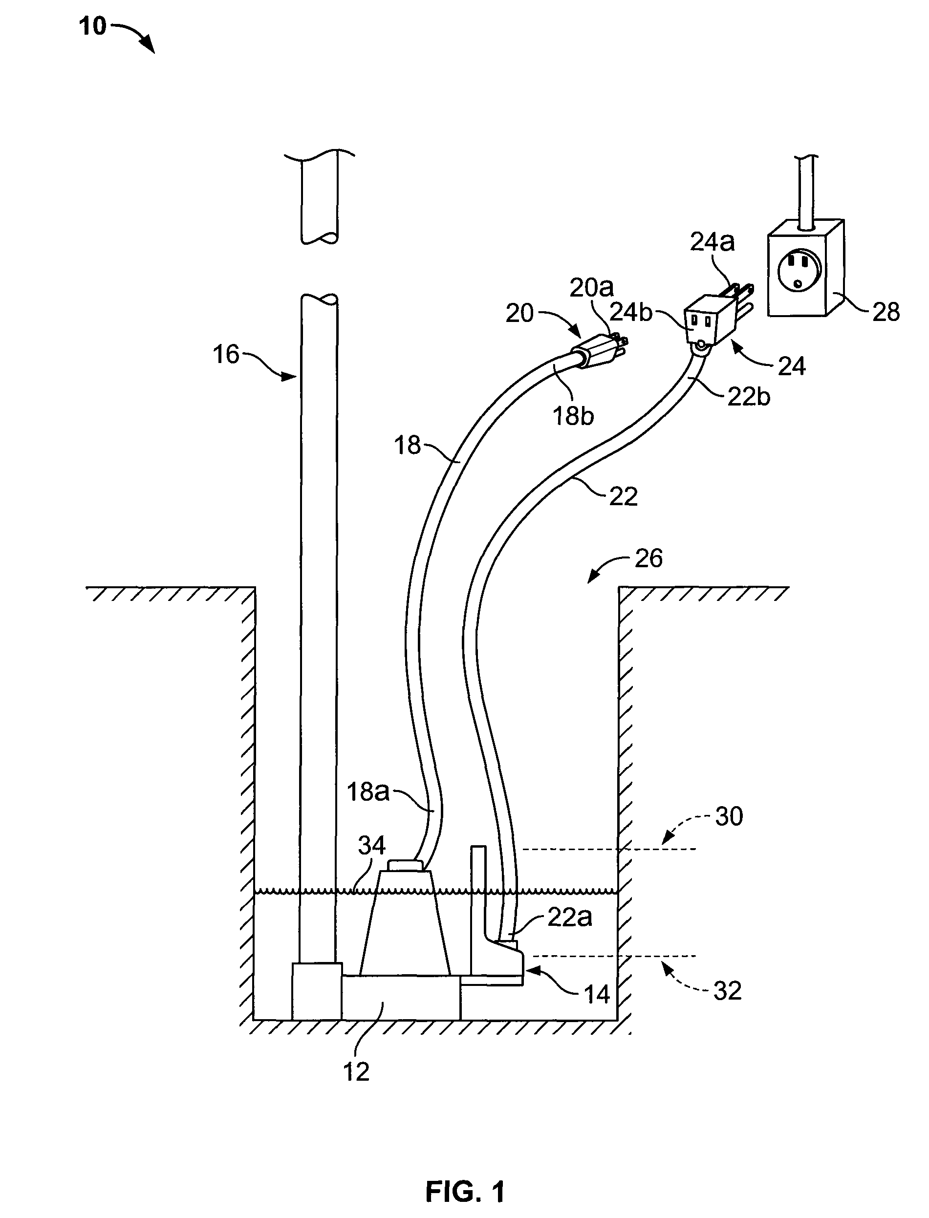 Capacitive sensor and method and apparatus for controlling a pump using same