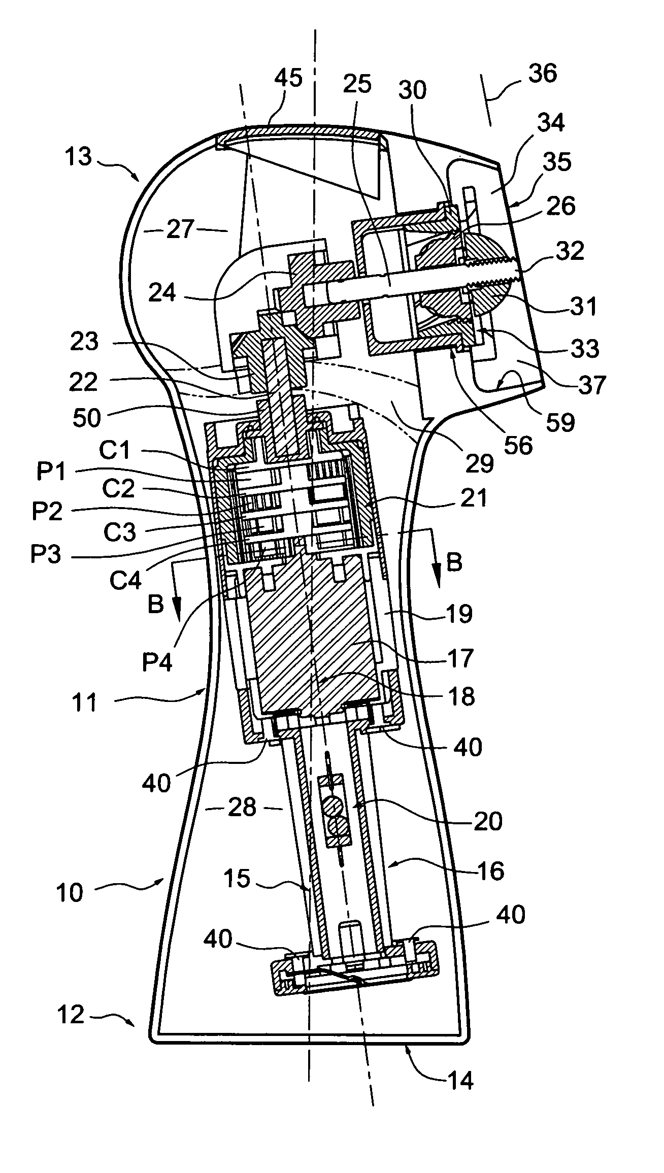 Electric condiment grinder