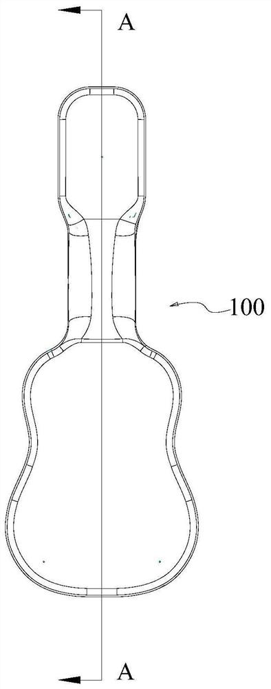 Foaming material applied to musical instrument box and preparation method thereof