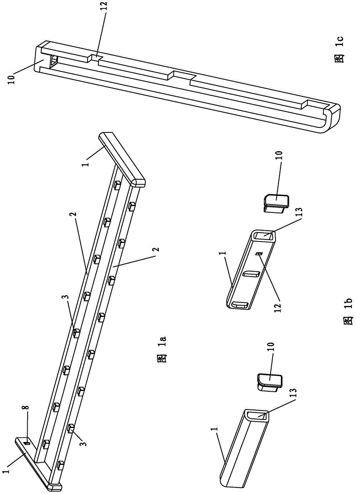 Concise umbrella hanging rack