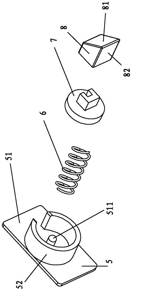 Concise umbrella hanging rack