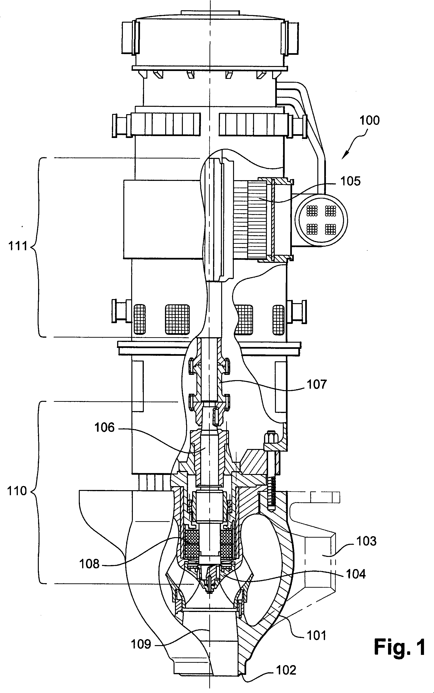 Method for inspecting the state of a rotating machine drive shaft