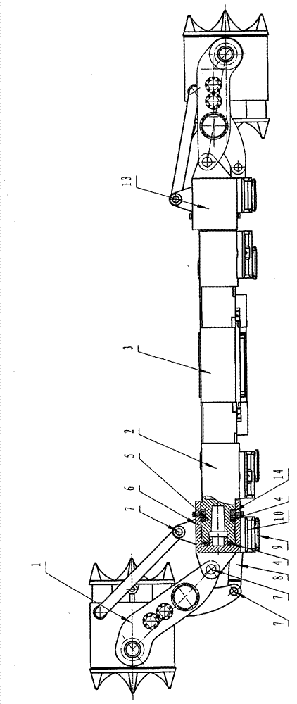 Vibration isolation coal cutter