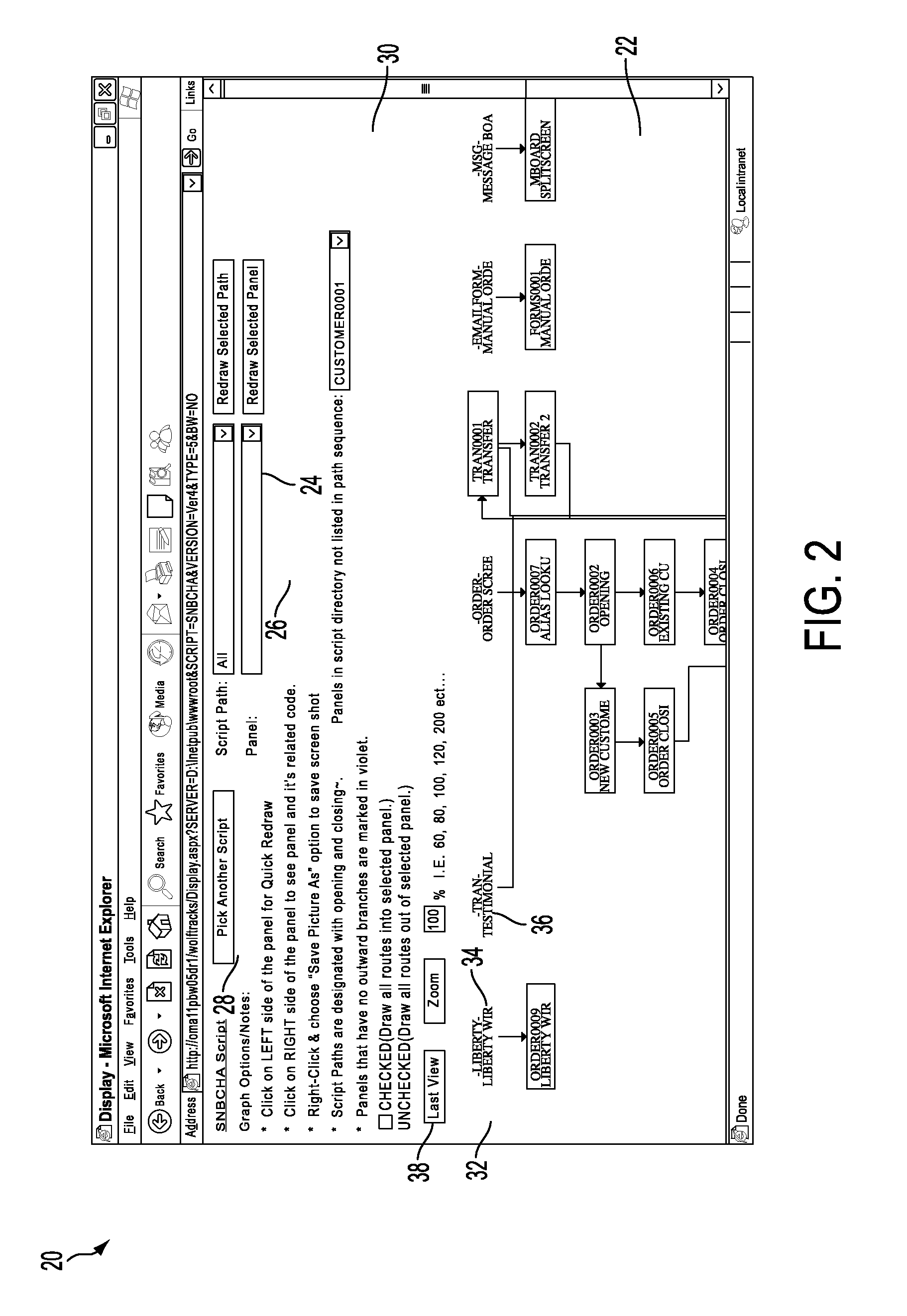 Script logic graphical mapping