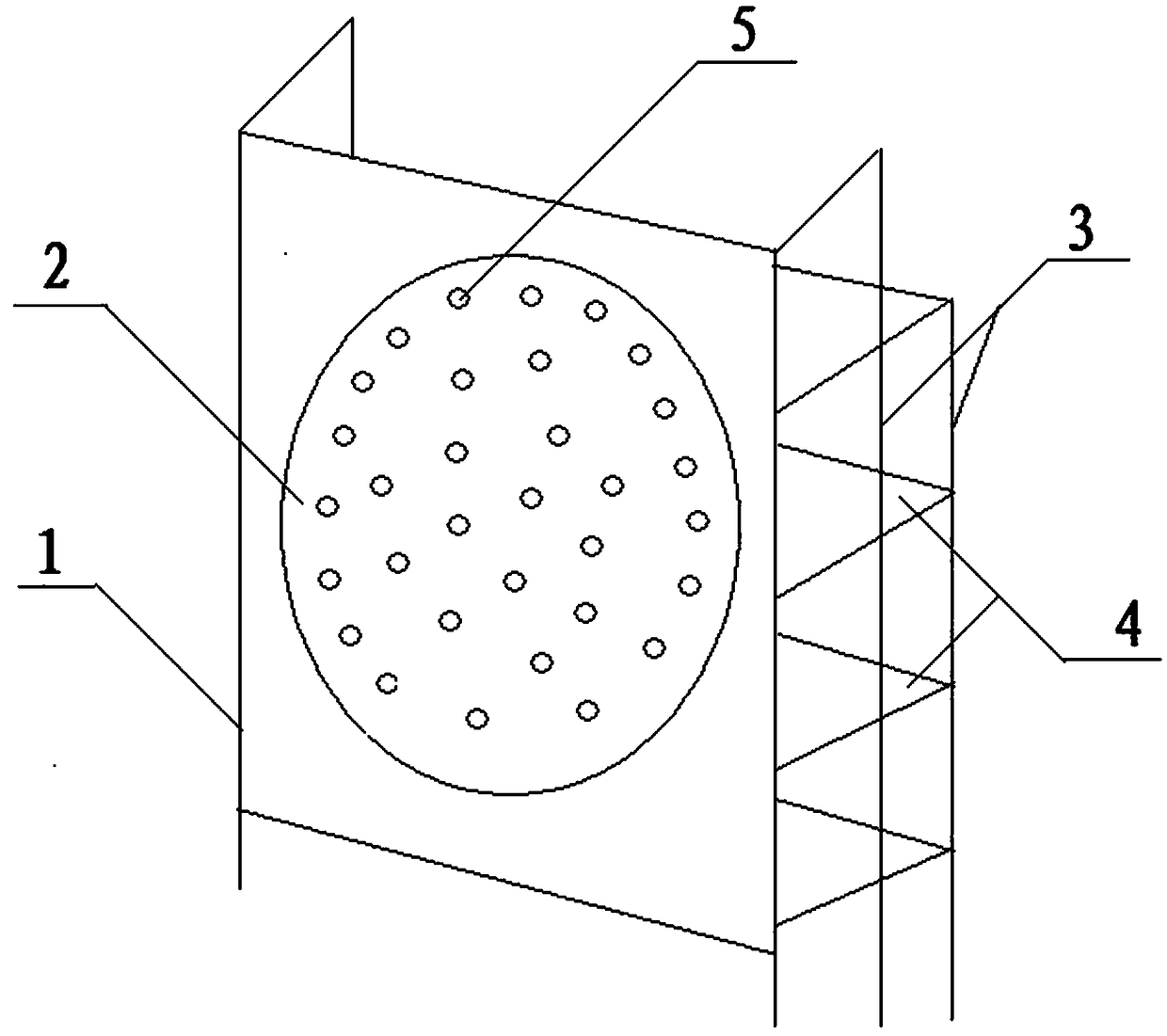 Composite array system for Ku/Ka/W waveband simulating tests and realizing method thereof