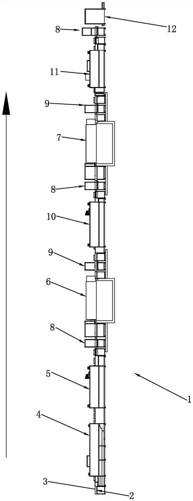 Five-age breeding frame cleaning process for industrial silkworm breeding