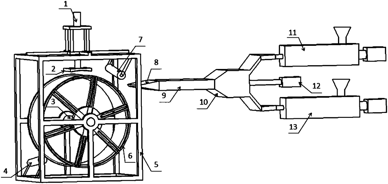 A three-dimensional embossed graphene PU tire manufacturing method and equipment