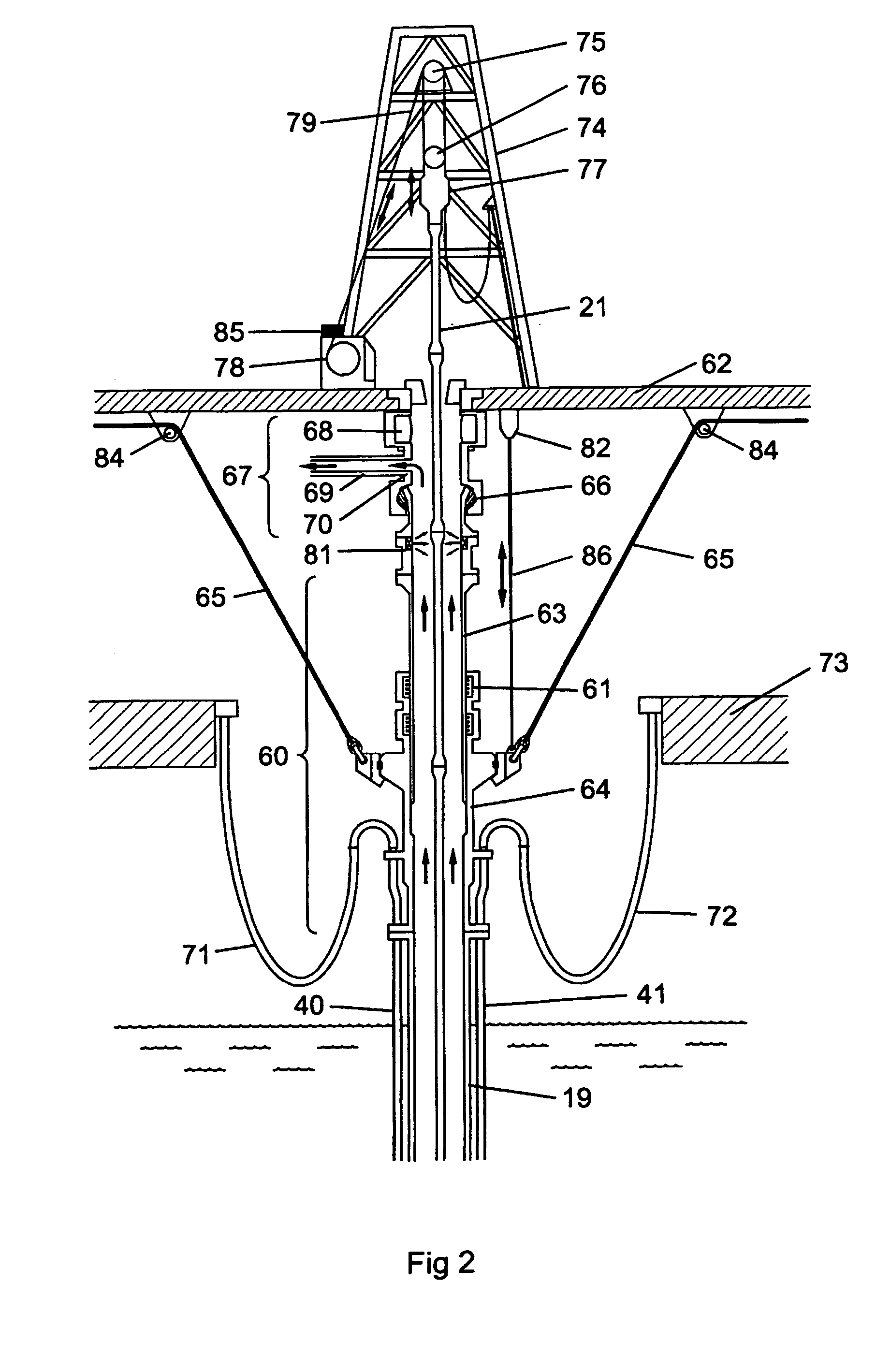 Borehole equipment position detection system