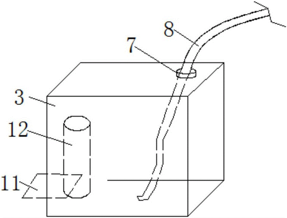 Compression type washing device for experimental analysis