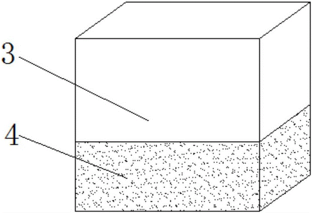 Compression type washing device for experimental analysis