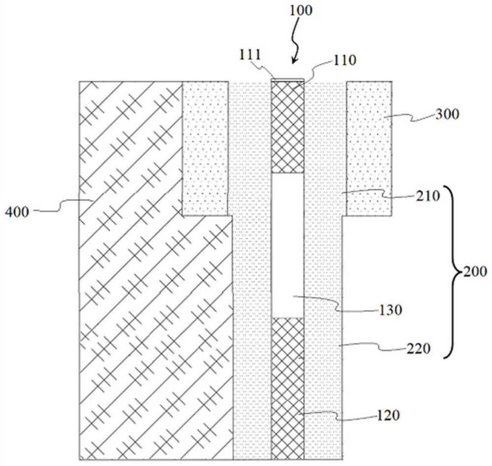 Buried recharge well and recharge system suitable for sponge city