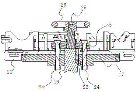 Guide ail protecting cover device of end facing machine, guide rail protecting method and end facing machine