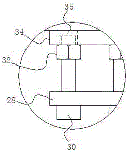 Guide ail protecting cover device of end facing machine, guide rail protecting method and end facing machine