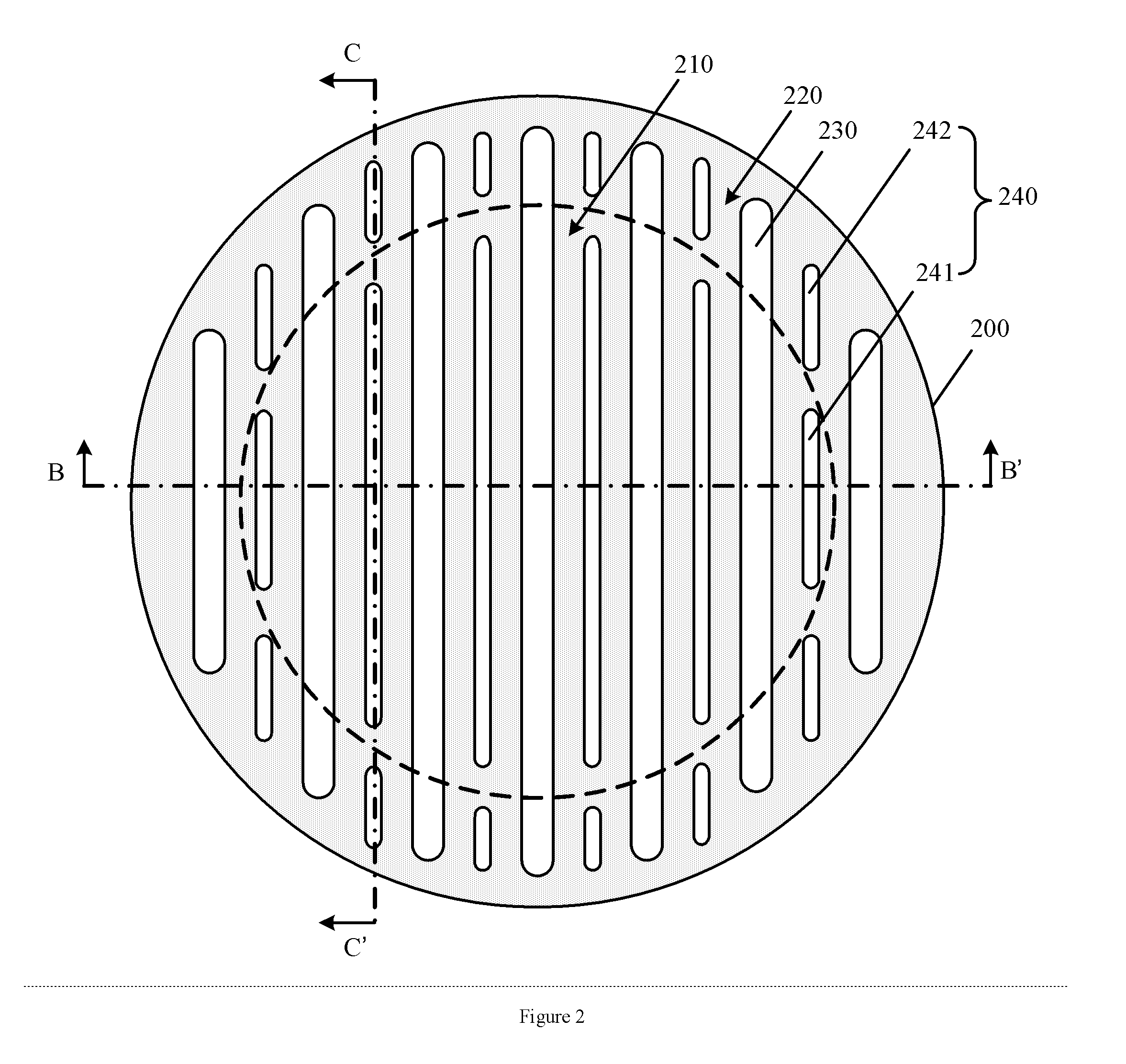 Gas shower device, chemical vapor deposition device and method