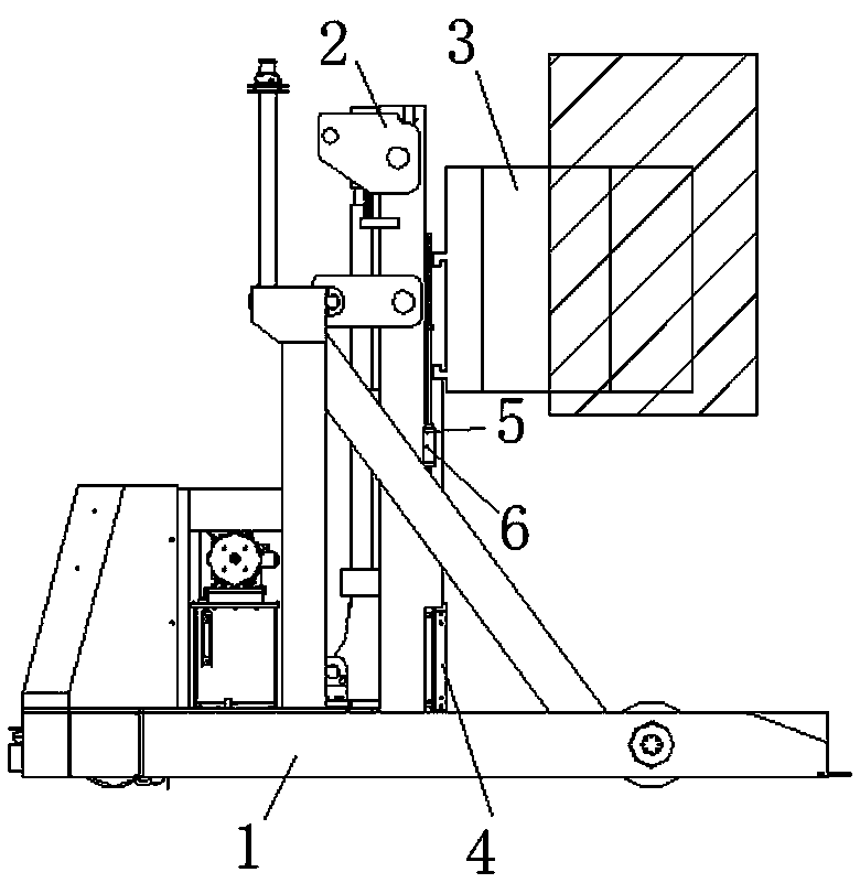 Safety protecting system of cylindrical stacking AGV