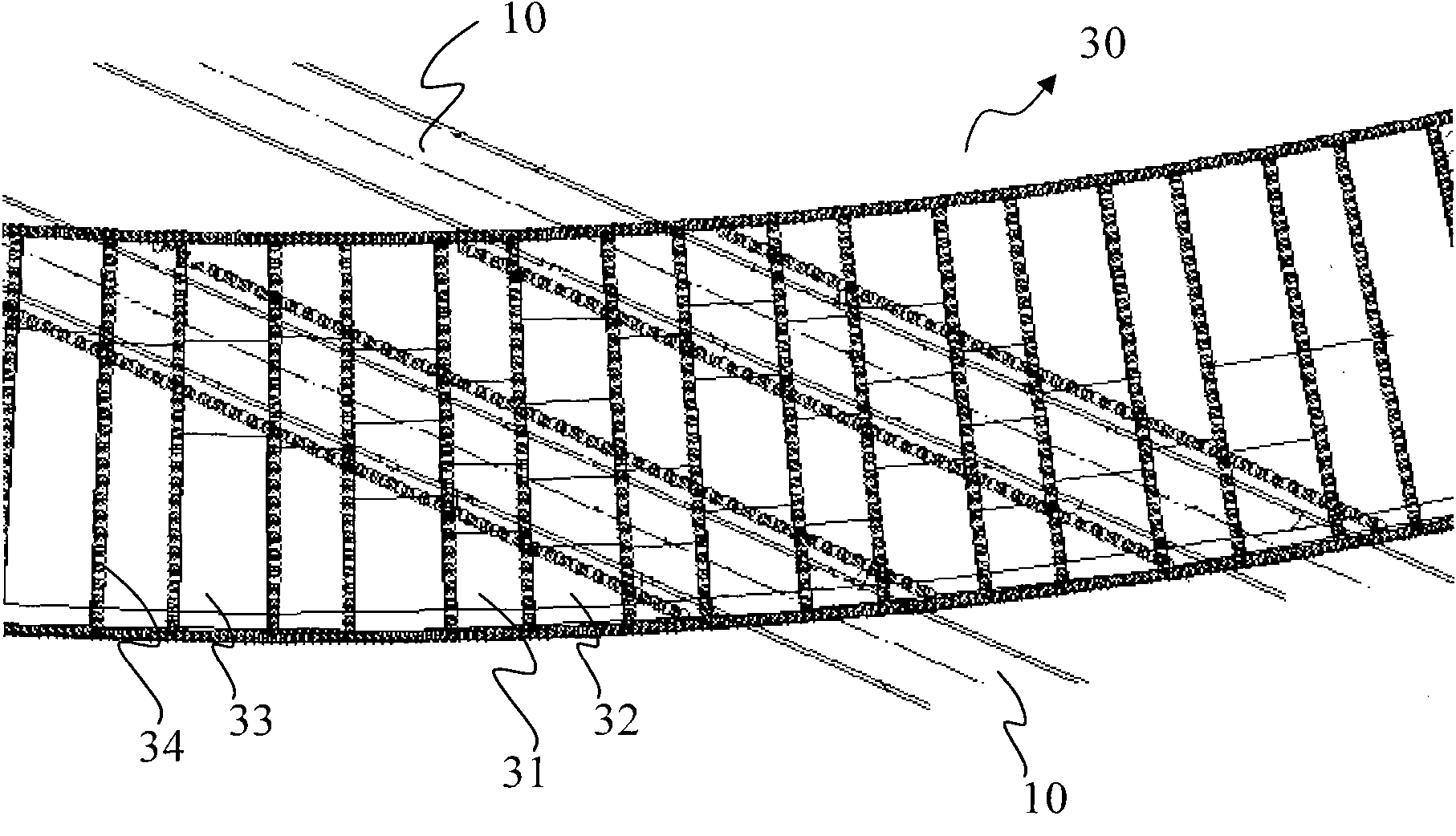 Constructing method for basic pit at the upper part of shield tunnel