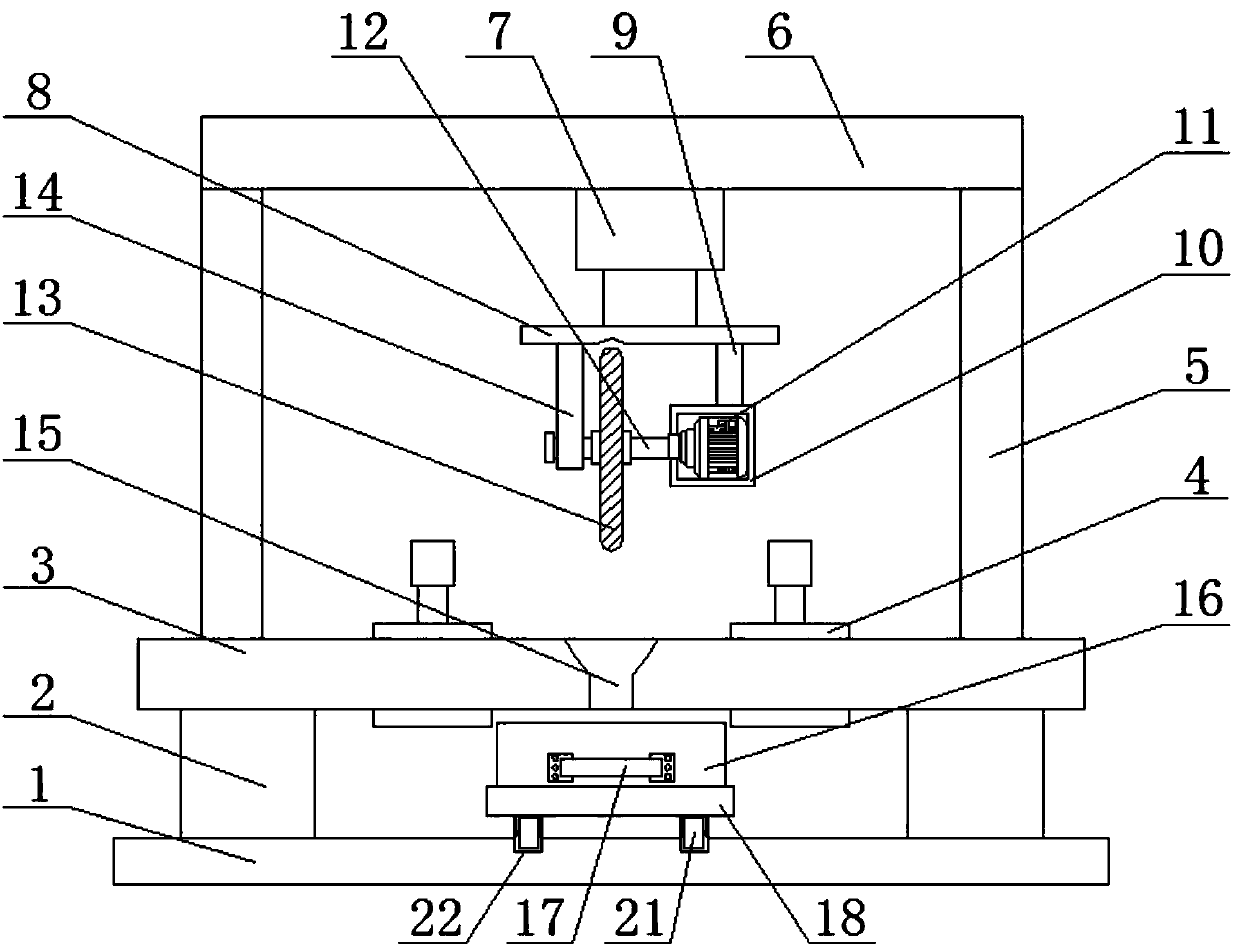 Pipe cutting device for automobile accessory manufacturing