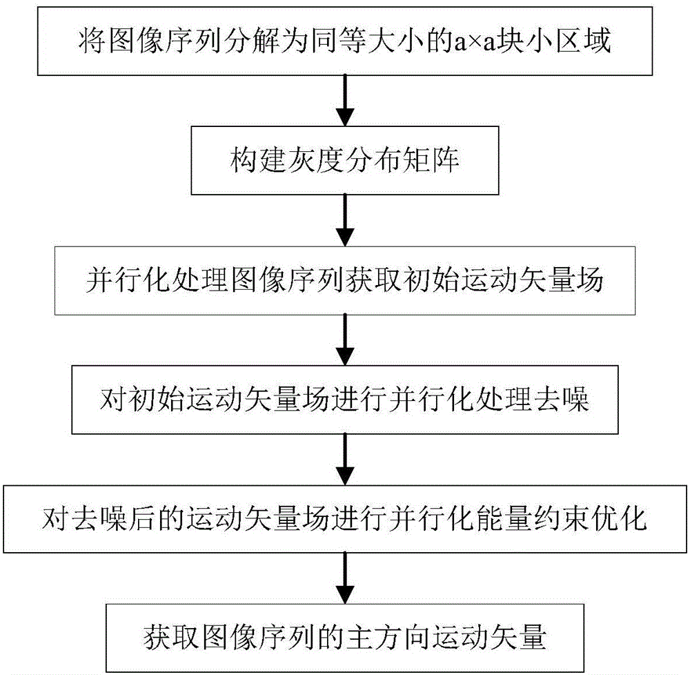 Parallel analysis method based on fluid motion vector field