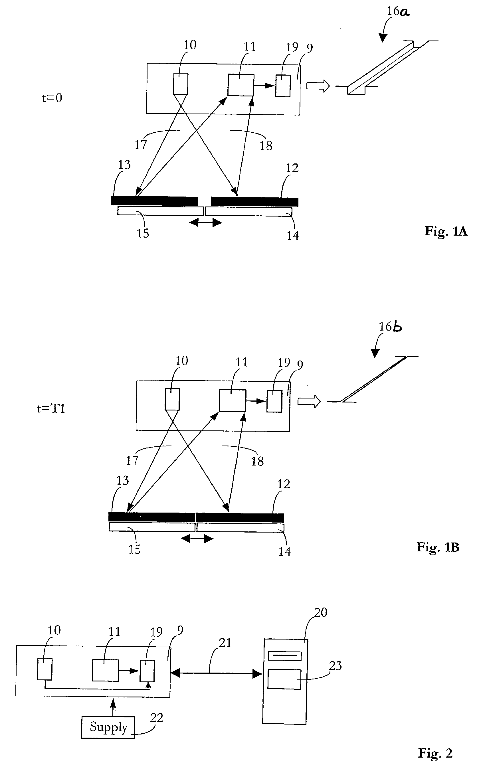 Door state monitoring by means of three-dimensional sensor