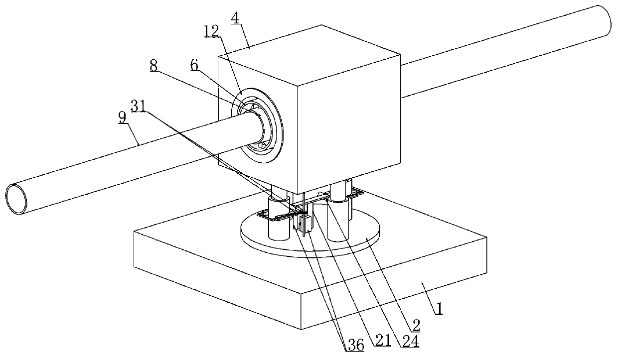 Civil engineering anti-seismic structure