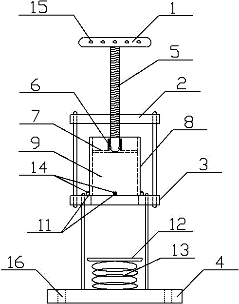 Screw type soil sample pushing device and method