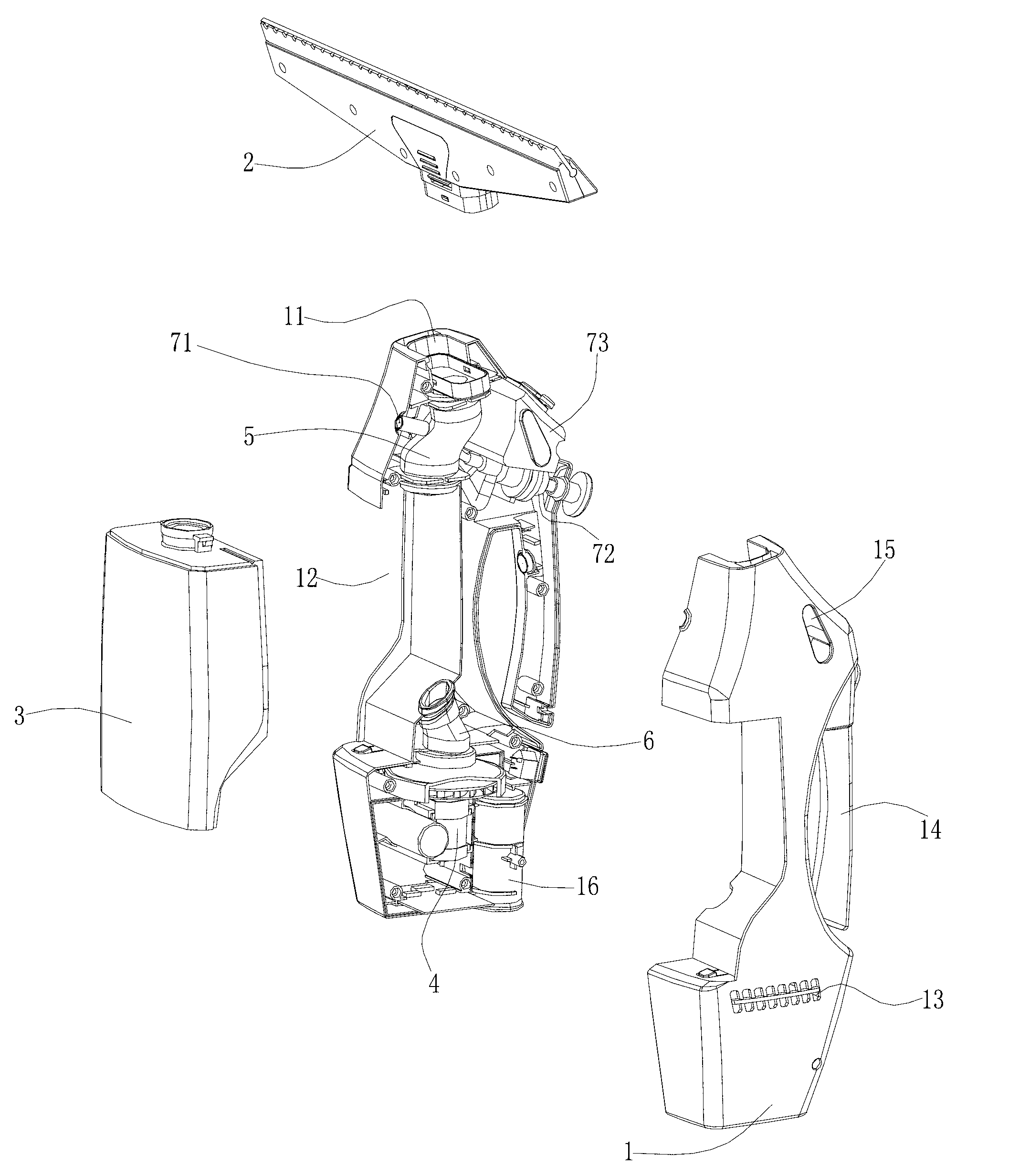 Surface cleaning device capable of spraying mist or spraying water