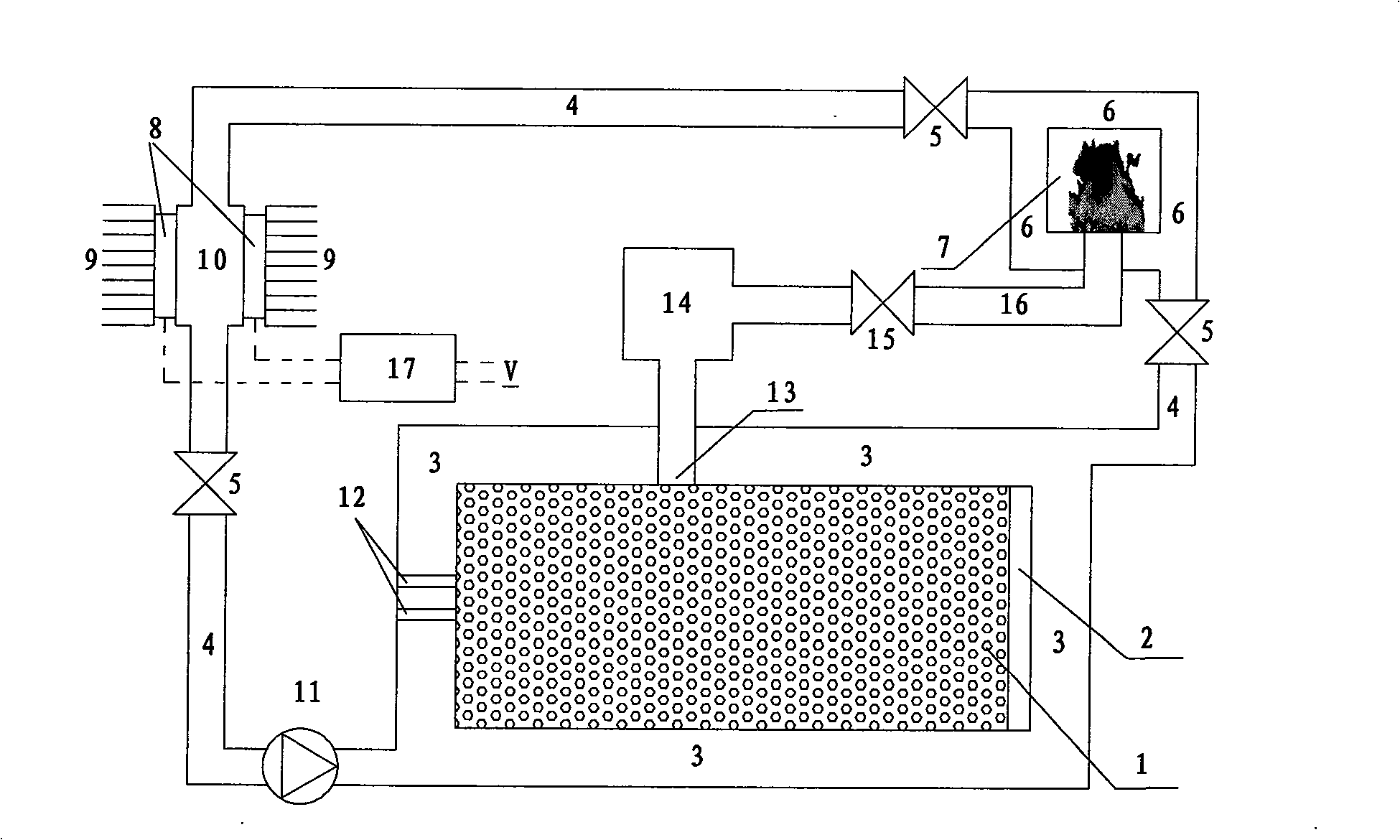 A generating method integrating biomass energy heat release and combustion gas