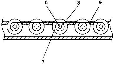 Logistics double-speed conveying and sorting device
