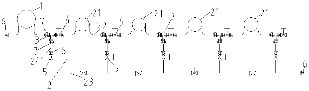 Tool for determining target capillary tube