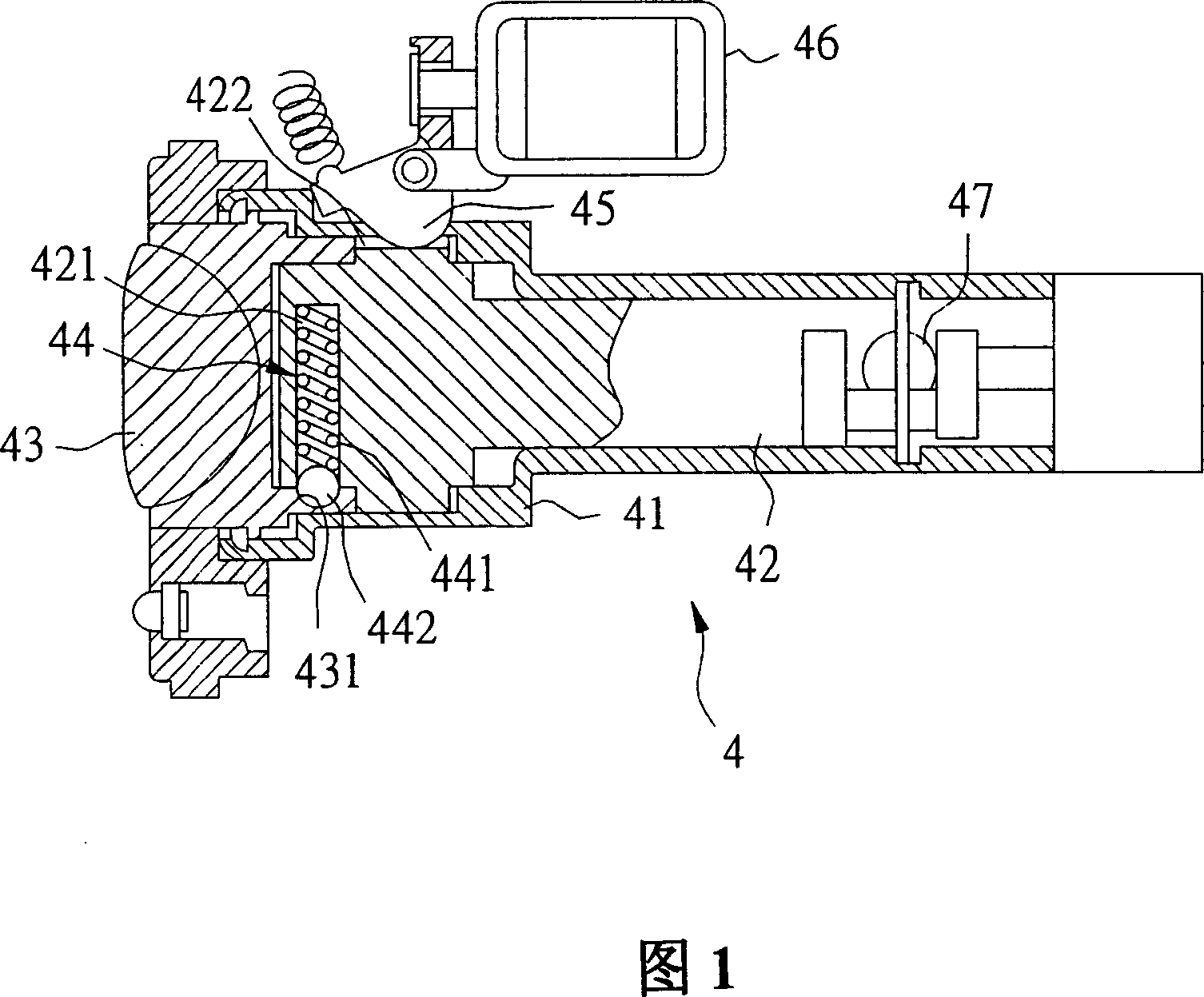 Induction type main switch lock for motorcycle