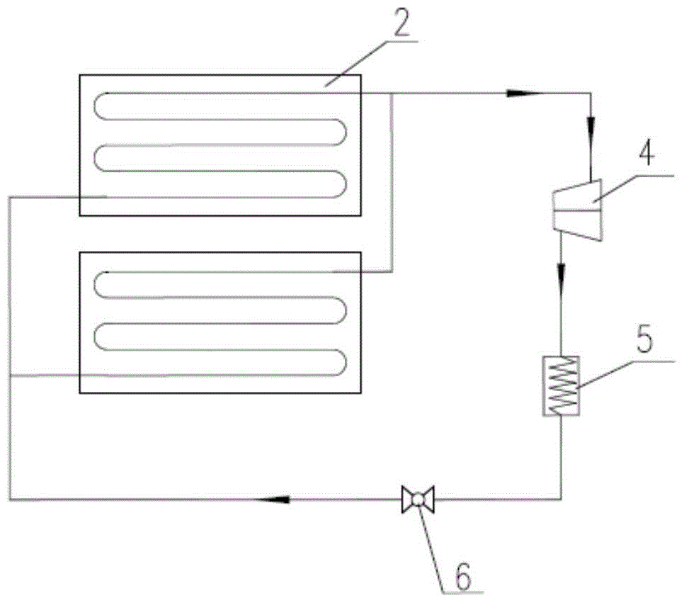 Radiant air conditioning system for heating equipment